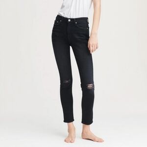Rag & Bone Nina High-Rise Skinny Ankle Jeans - Size 25